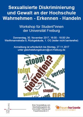 Jetzt anmelden: Workshop für Student*innen Jetzt anmelden: Workshop für Student*innen