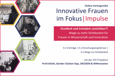 Online-Vortragsreihe 'Innovative Frauen im Fokus' Online-Vortragsreihe 'Innovative Frauen im Fokus'