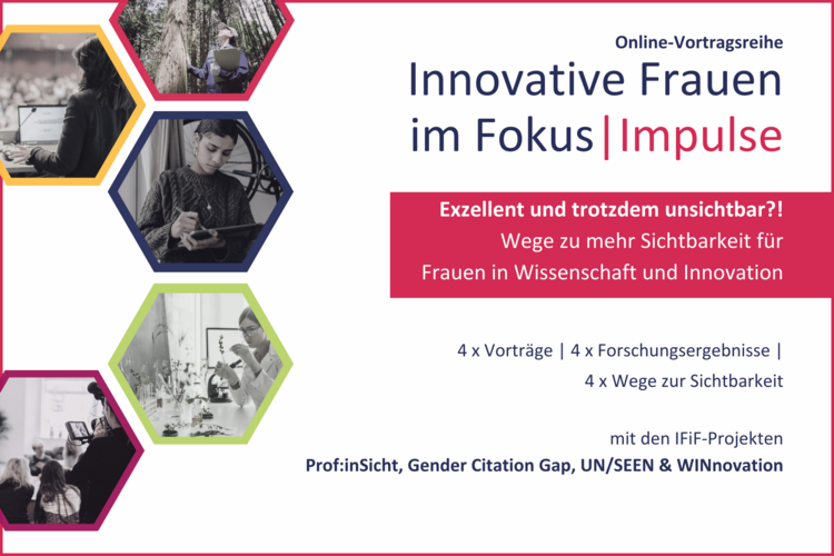 Online-Vortragsreihe 'Innovative Frauen im Fokus'