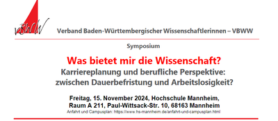 Symposium Was bietet mir die Wissenschaft? Symposium Was bietet mir die Wissenschaft?